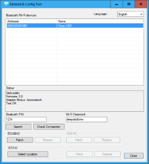 EdiabasLib Config Tool