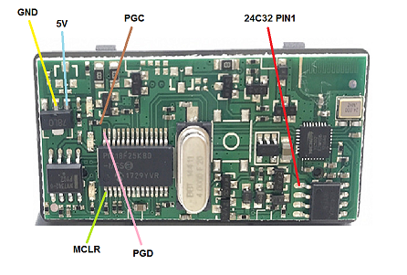 ELM327 BT V1.5 HW: V01_M_V2.3 board programming connections big